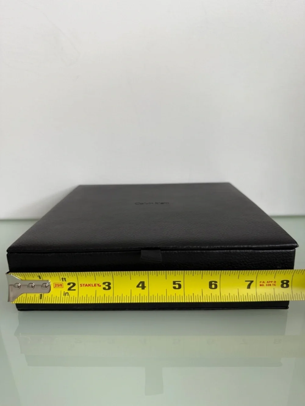 Calvin Klein Black Storage Gift Box Foldable Lid Organizer